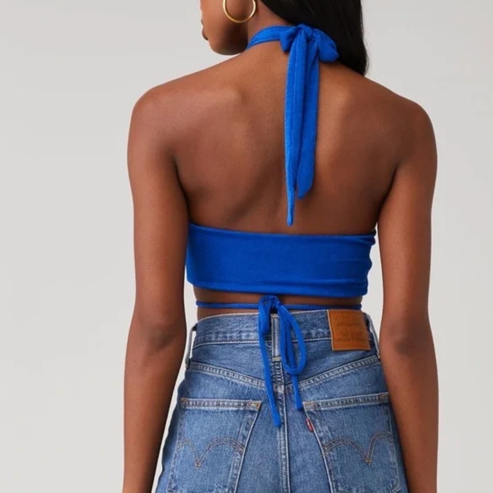 Peppermayo - Harlow Crop Top in Colbalt Blue - Size US 4 - NWT - Picture 2 of 6